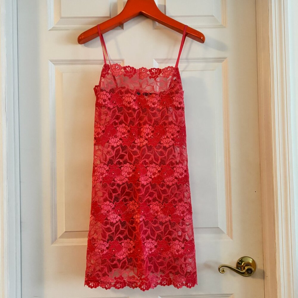 Hot pink Josie NATORI nightgown chemise Size M